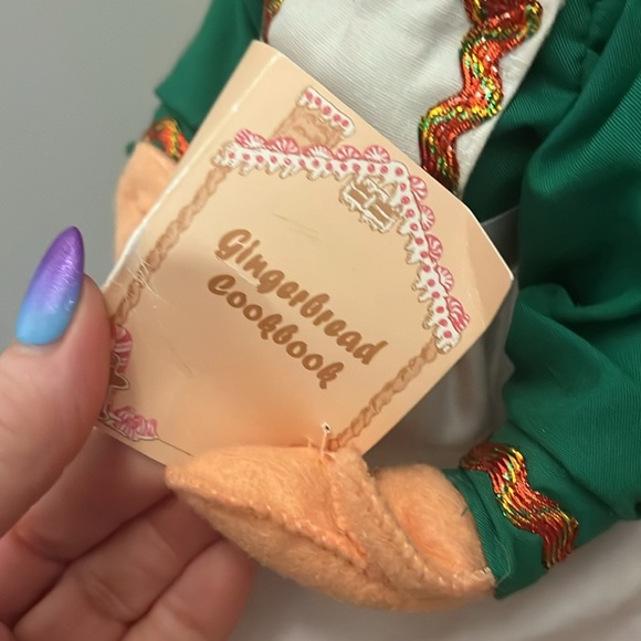 Annalee Mrs. Santa Baking Gingerbread Cookbook 13” Christmas Holiday - Picture 4 of 11